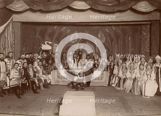 Participants of the production "Russian Wedding", Krasnoyarsk amateurs of dramatic art, 1895. Creator: Unknown.