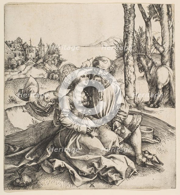 The Ill-Assorted Couple, ca. 1495. Creator: Albrecht Durer.