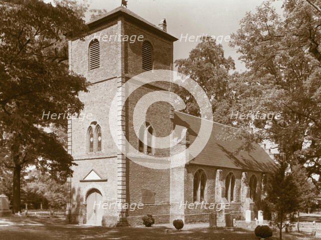 St. Luke's Church, Smithfield vicinity, Isle of Wight County, Virginia, between c1930 and 1939. Creator: Frances Benjamin Johnston.