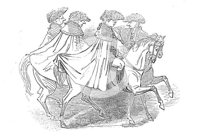 Sketch from the Procession, by a correspondent, 1844. Creator: Unknown.