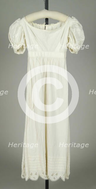 Underdress, American, 1820-25. Creator: Unknown.