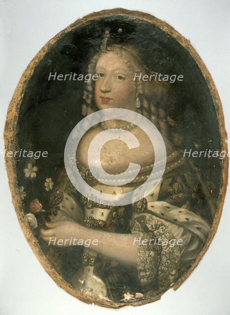 Portrait of Marie-Thérèse of Austria (1638-1683), Queen of France, c1670. Creator: Unknown.