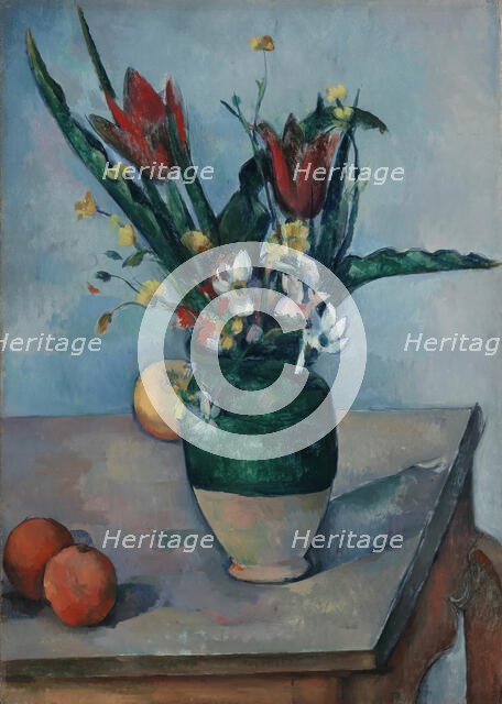 The Vase of Tulips, c. 1890. Creator: Paul Cezanne.
