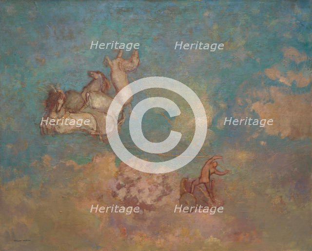 The Chariot of Apollo, 1905-16. Creator: Odilon Redon.