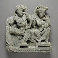 Panchika and Hariti, between 100 and 150. Creator: Unknown.
