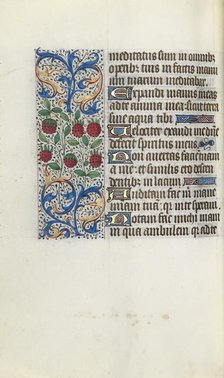 Book of Hours (Use of Rouen): fol. 91v, c. 1470. Creator: Master of the Geneva Latini (French, active Rouen, 1460-80).