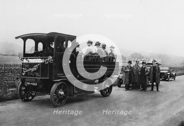 1920 Garrett electric truck. Creator: Unknown.