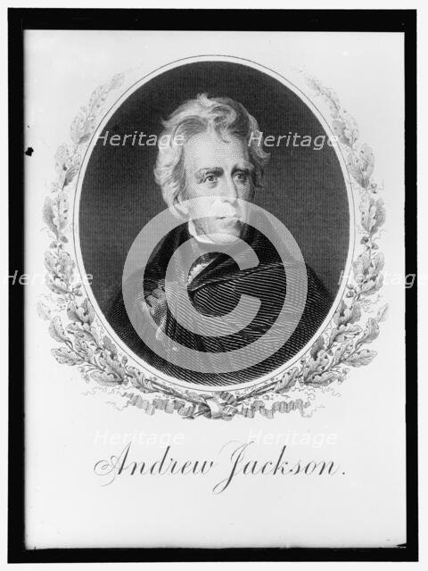 Andrew Jackson, between 1913 and 1917. Creator: Harris & Ewing.