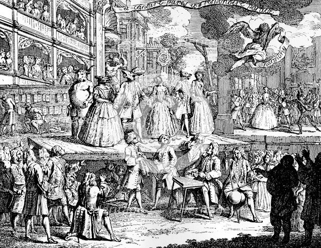 'If musick's charms can hearts enthral', 1730.Artist: William Hogarth