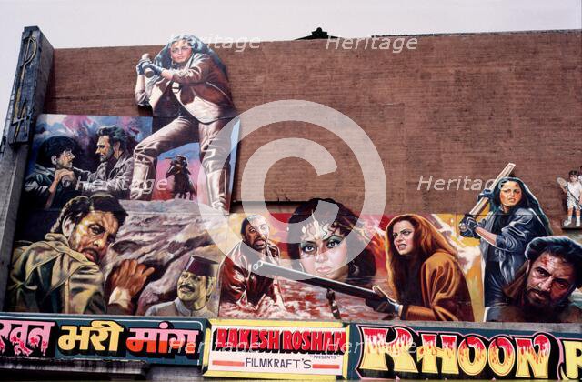 'Khoon Bari Maang' - film hoarding, Delhi, India, 1988. Creator: Amanda Waite.
