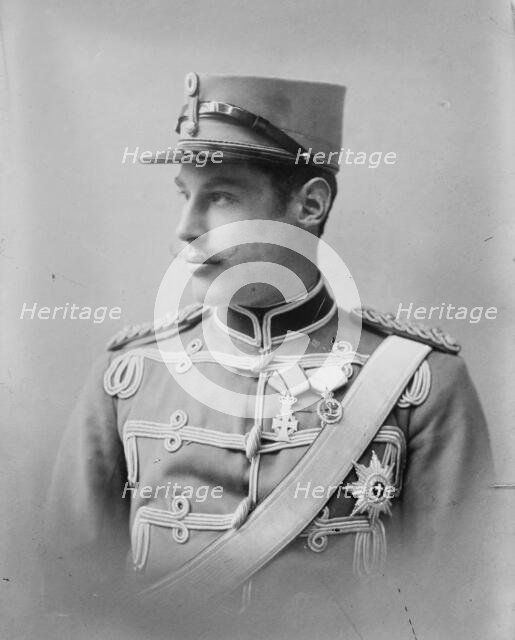 Prince Harold of Denmark, in uniform, 1912. Creator: Bain News Service.