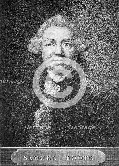Samuel Foote, 18th century English playwright, actor, and theatre manager, 1886. Artist: Unknown