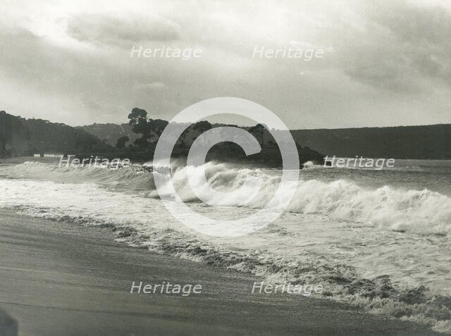 Rough seas at Balmoral Beach, 1960s. Creator: Unknown.