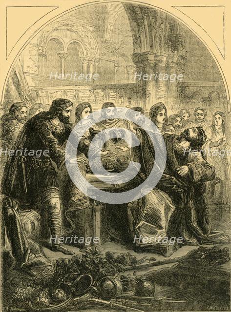 'The Death of Hardicanute', c1890. Creator: Unknown.