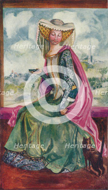 'A Woman of the Time of Henry IV', 1907. Artist: Dion Clayton Calthrop.