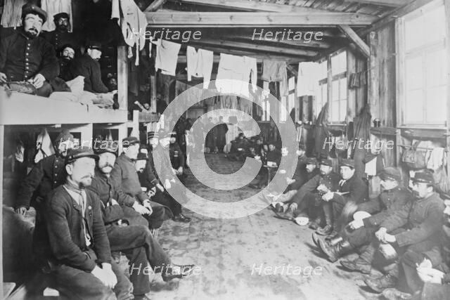 Zossen, prisoners' sleeping room, between 1914 and c1915. Creator: Bain News Service.