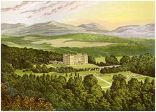 Drumlanrig Castle, Dumfriesshire, Scotland, home of the Duke of Buccleuch, c1880. Artist: Unknown