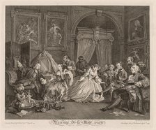 Marriage à la Mode: The Toilet Scene, 1745. Creator: William Hogarth (British, 1697-1764).