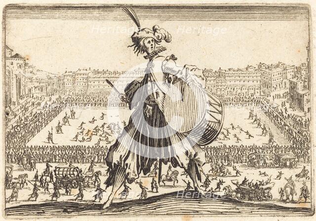 Piazza Presso alla Porta al Prato, c. 1622. Creator: Jacques Callot.