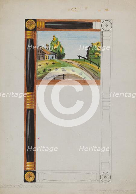 Mirror, 1935/1942. Creator: David S De Vault.