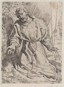 Saint Francis Receiving the Stigmata, ca. 1613-14. Creator: Willem Pietersz. Buytewech.