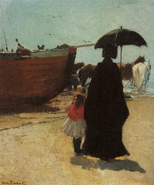 At the beach, 1886. Creator: Zwart, Willem de (862-1931).