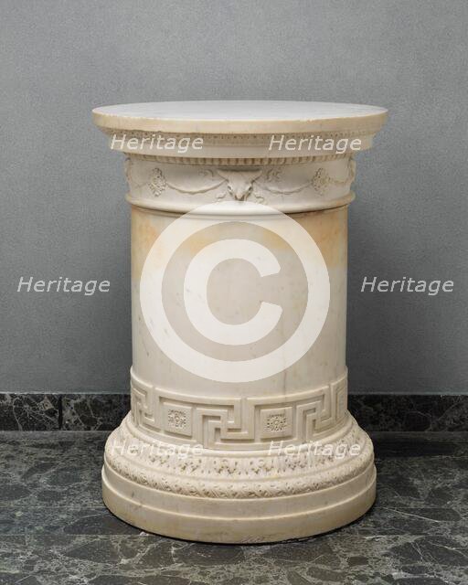 Pedestal for "Venus" after Canova, c. 1822/1823. Creator: Thomas Hope.