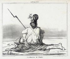 La situation de l'Italie, 1859. Creator: Honore Daumier.