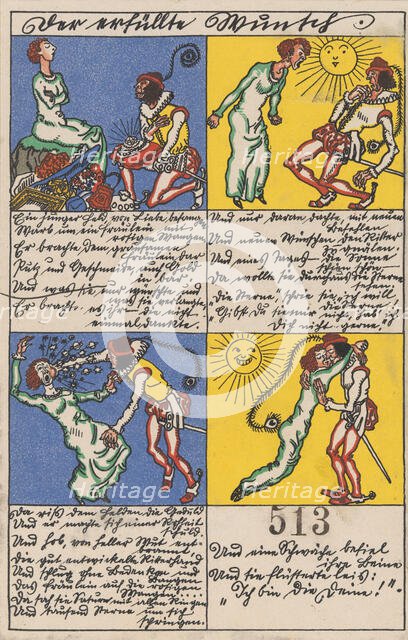 A Fulfilled Wish (Der erfüllte Wunsch), 1911. Creator: Moritz Jung.