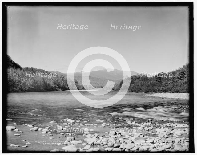 Mt. Washington from the Saco, North Conway, White Mountains, c1900. Creator: Unknown.