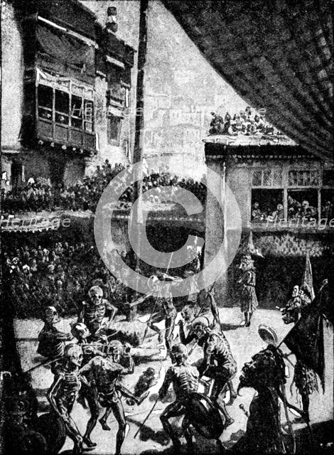 Dance of the Death-Demons in the Hemis Monastery, 1895. Creator: Unknown.