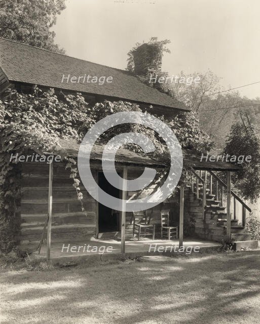 Mast Weaving House, Valle Crucis, Watauga County, North Carolina, 1938. Creator: Frances Benjamin Johnston.