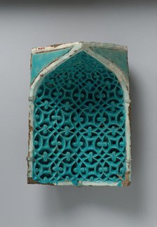 Tile from a Squinch, present-day Uzbekistan, second half 14th century. Creator: Unknown.