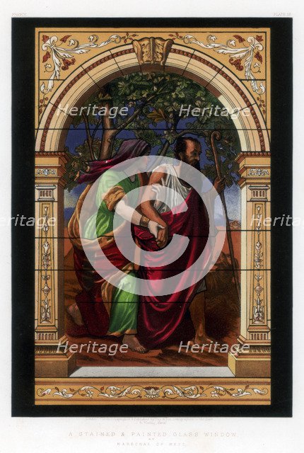 'A Stained and Painted Glass Window', 19th century.Artist: John Burley Waring
