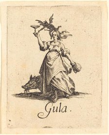 Gluttony, probably after 1621. Creator: Jacques Callot.