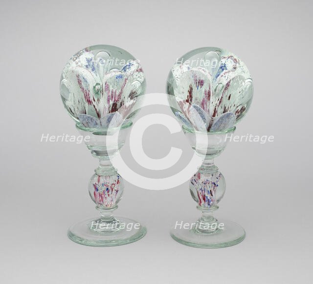 Pair of Mantel Ornaments, 1870. Creator: Unknown.