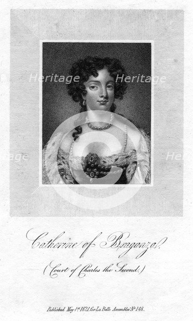 Catherine of Braganza, Queen Consort of King Charles II of England, (1821). Artist: Unknown