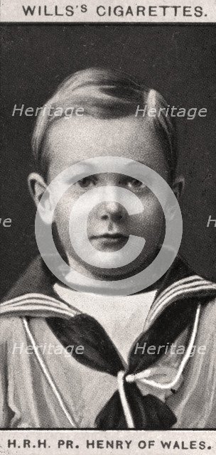 H.R.H Henry of Wales, 1908.Artist: WD & HO Wills