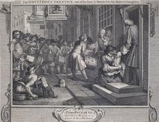 Industry and Idleness: The Industrious 'Prentice Married, 1747. Creator: William Hogarth.