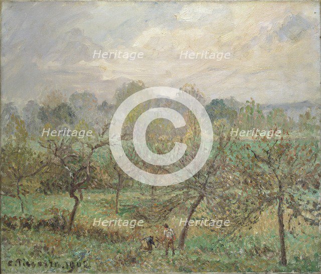 Autumn, Morning Mist, Éragny-sur-Epte, 1902. Artist: Camille Pissarro.