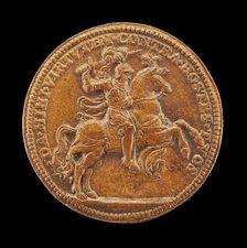 Sigismund II Augustus on Horseback [reverse], c. 1562. Creator: Steven van Herwijck.
