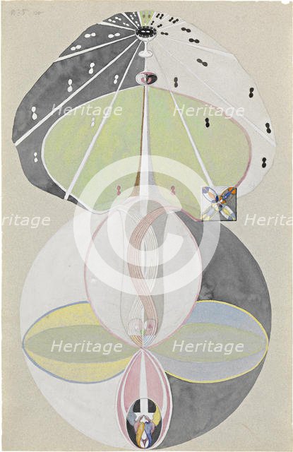 Tree of Knowledge, No. 5 , 1915. Creator: Hilma af Klint (1862-1944).