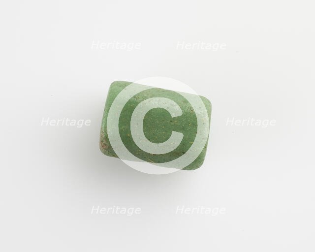 Bead, hexagonal, Roman Period, 30 BCE-395 CE. Creator: Unknown.