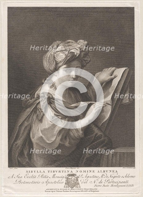 The Tiburtine Sibyl, ca. 1790. Creator: Girolamo Carattoni.
