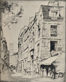 'Cour des Halles, Rue St Jacques', 1915. Artist: Bror Julius Olsson Nordfeldt.