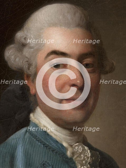 Portrait of Charles-Marin de La Haye des Fossés, Customs officer of the King (1736-1790), 1773. Creator: Alexander Roslin.