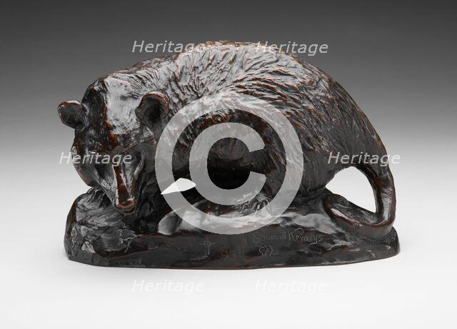 Up de Gum Tree, 1843-1907. Creators: Edward Kemeys, American Bronze Foundry Company.