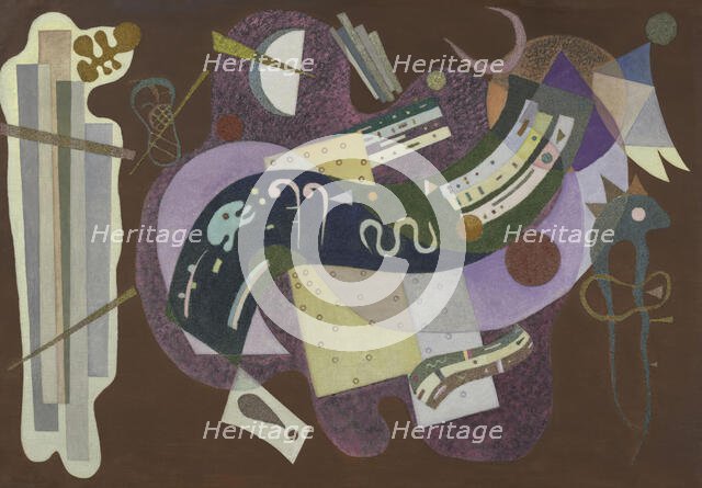 Rigid and Curved, 1935. Creator: Vassily Kandinsky.