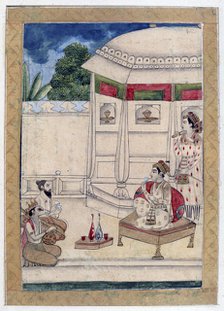 Sri Raga, Ragamala Album, School of Rajasthan, 19th century. Artist: Unknown