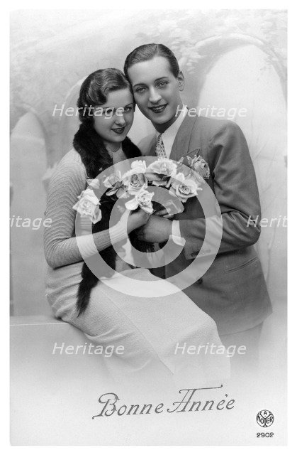 'Bonne Annee' (Happy New Year), c1930s(?). Artist: Unknown